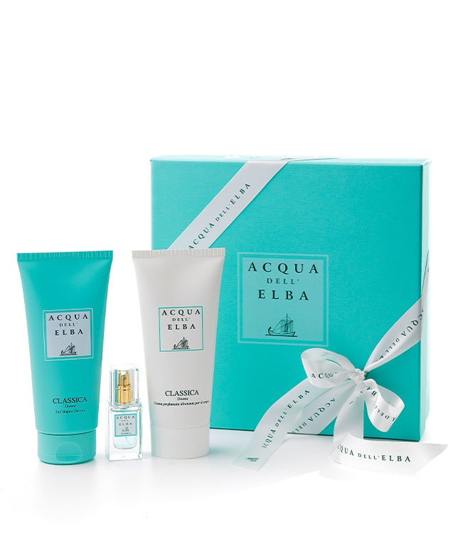 Classica Eau de Parfum Dames 15ml + Bodycreme 200ml + Showergel 200ml - Acqua dell Elba