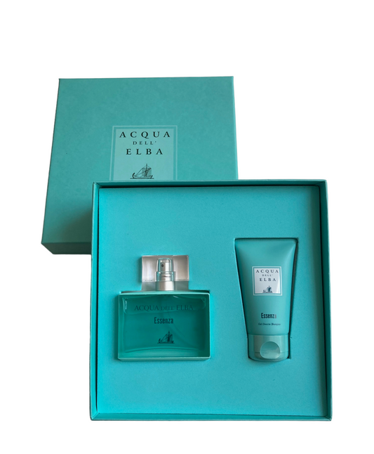 Essenza Giftset Heren- 50ml Parfum + 50ml showergel - Acqua dell Elba